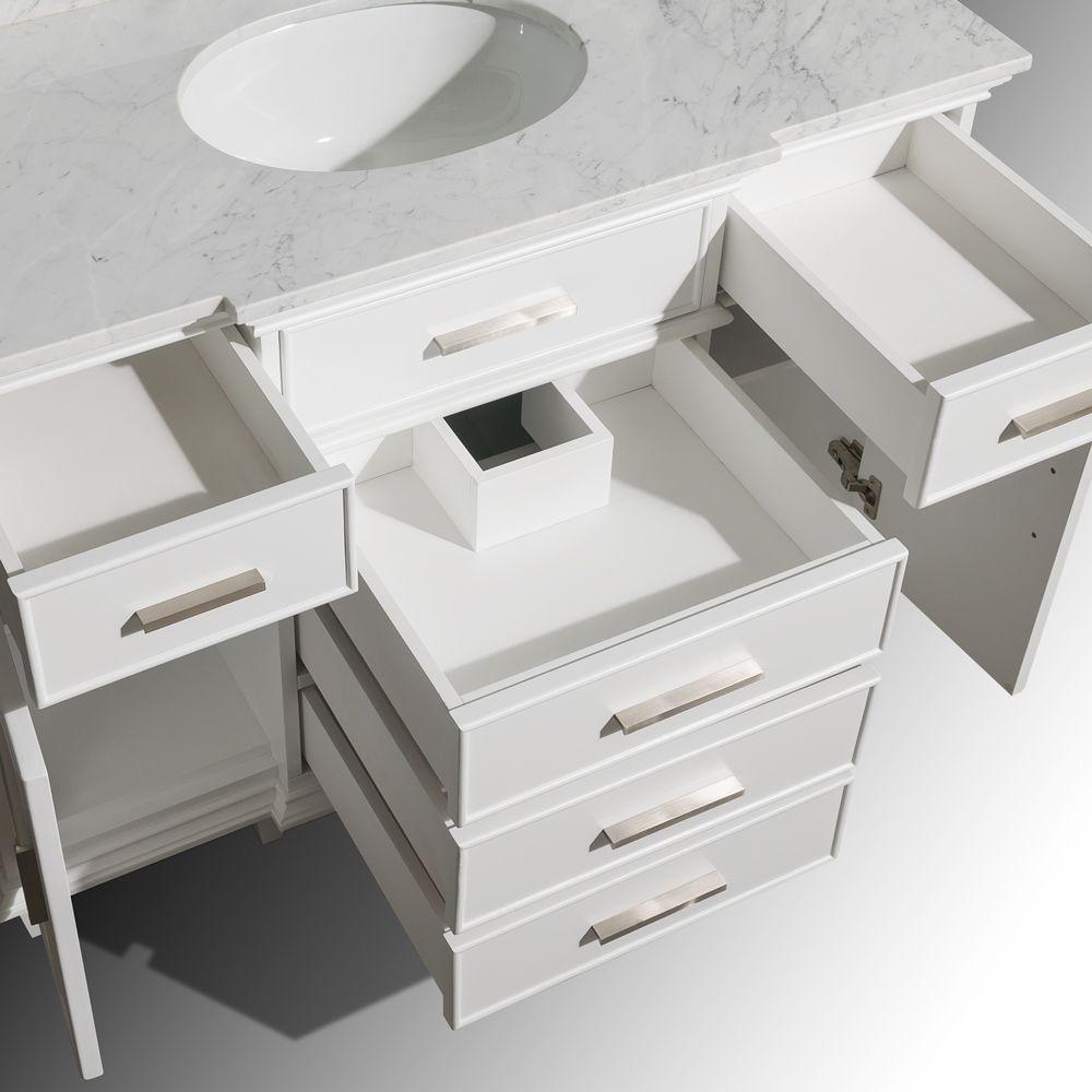 Wyndham Collection Berkeley 48 In, Svetlana 72 Double Sink Cabinet Bathroom Vanity Set