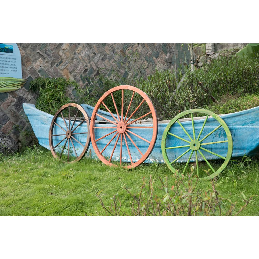 Garden Decorative Wagon Wheels Shelly Lighting