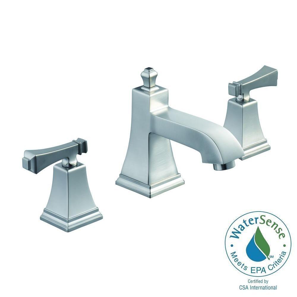 Pegasus Exhibit 8 in. Widespread 2Handle HighArc Bathroom Faucet in