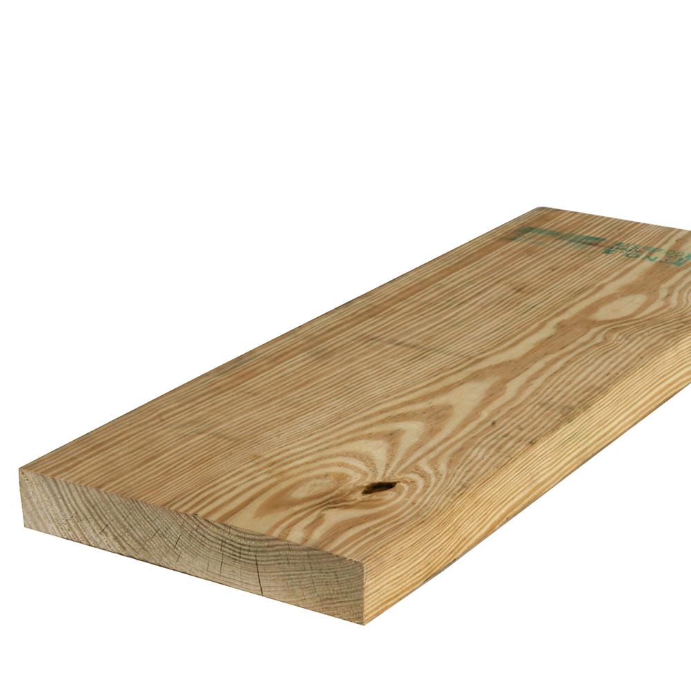 2 in. x 10 in. x 20 ft. #1 Pressure Treated Pine Lumber-2570155 - The ...