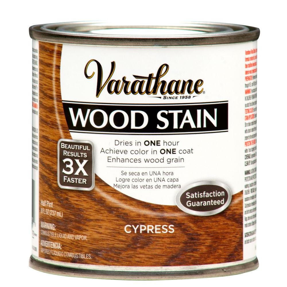 Varathane 1/2Pint Cypress Wood Stain266263 The Home Depot