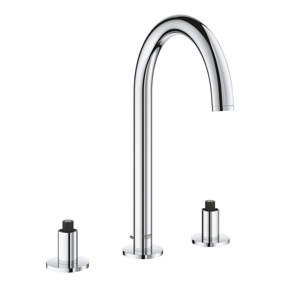 Hard Graphite Geb/ürstet Grohe 20009AL3 20009AL3-Atrio Bater/ía de Lavabo 1//2 Tama/ño M