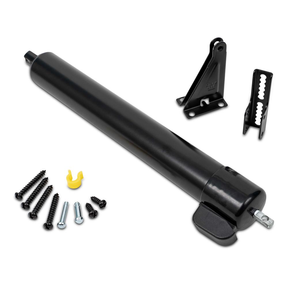 Ideal Security Black Standard Door Closer With Touch And Hold