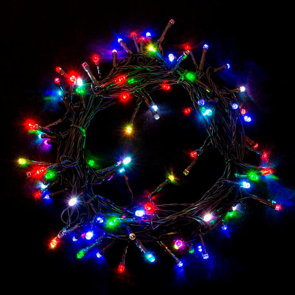 ALEKO 100Light LED MultiColor Electric Powered String Light (Lot Of 2