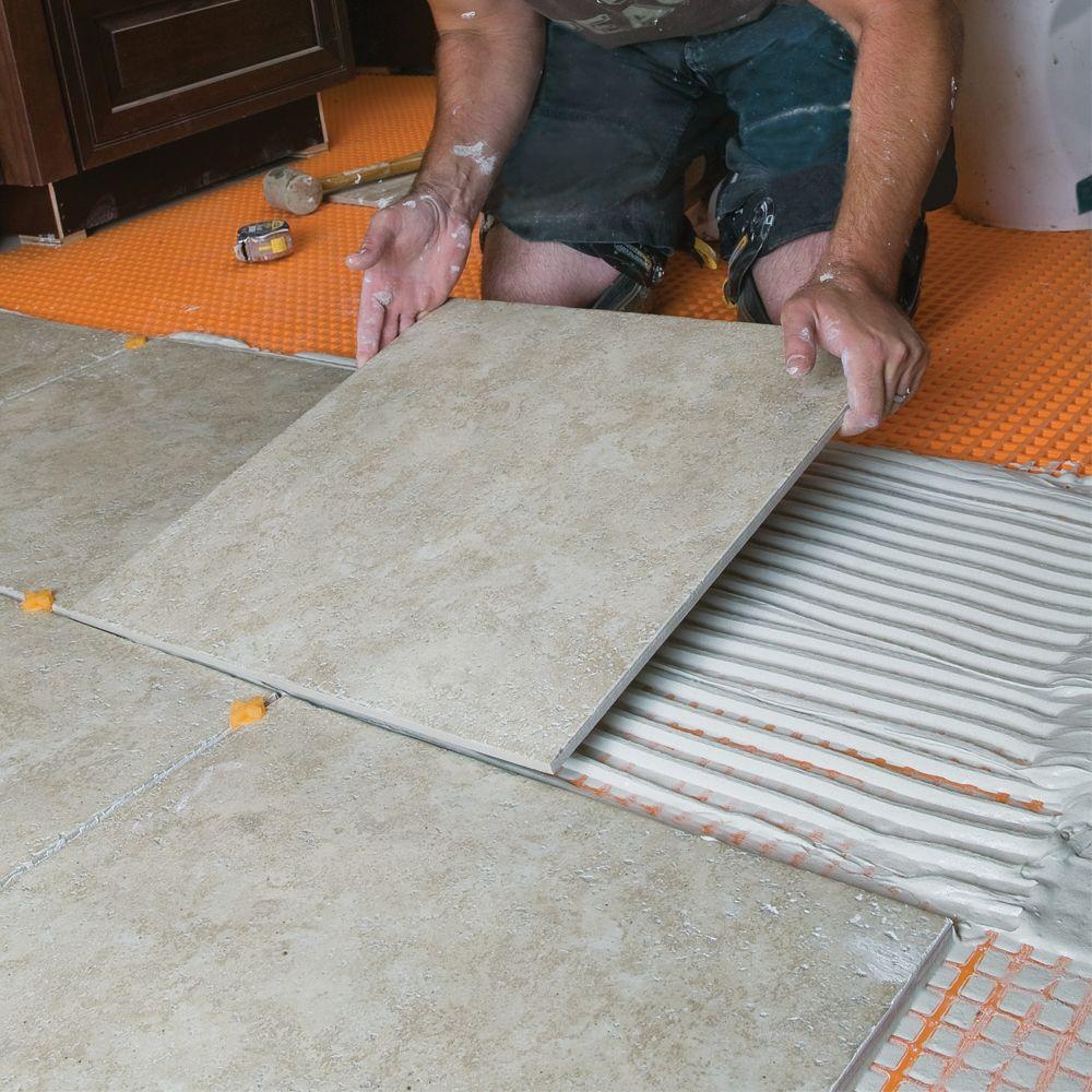 Schluter Ditra 54 Sq Ft 3 In X 16 5 1 8 Thick Uncoupling Membrane