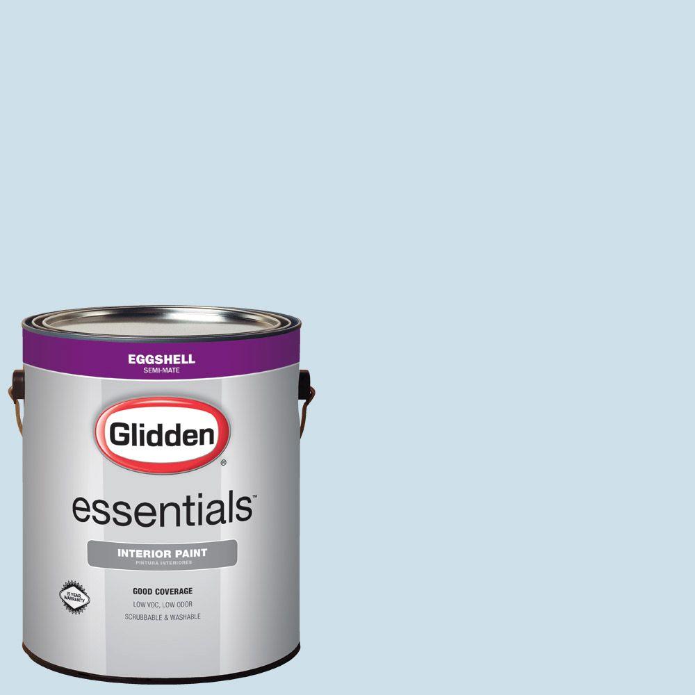 Glidden Essentials 1 gal. HDGB57U Soft Cloud Blue Eggshell Interior