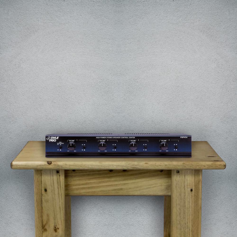 pyle speaker selector with volume control