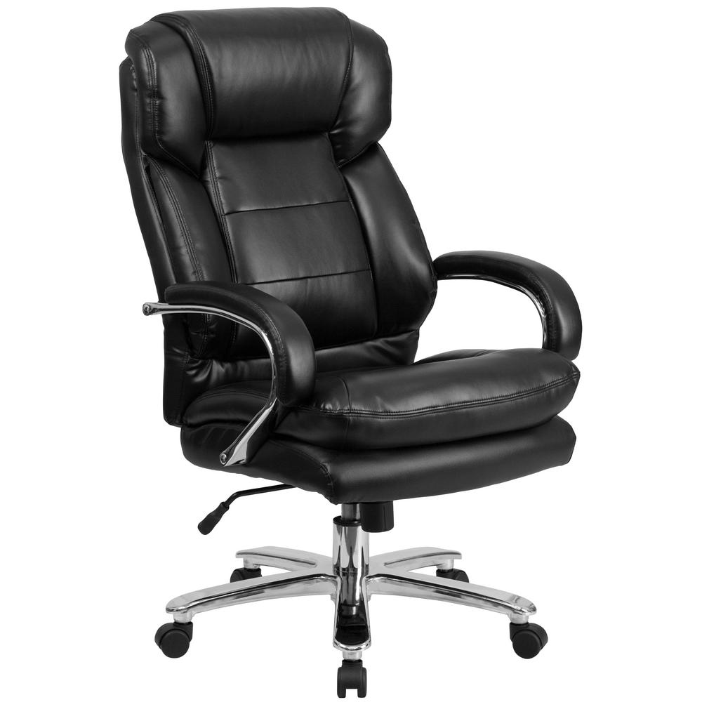 Flash Furniture Black Leather Office Desk Chair Go2078lea The Home Flash Furniture Black Leather Office Desk Chair