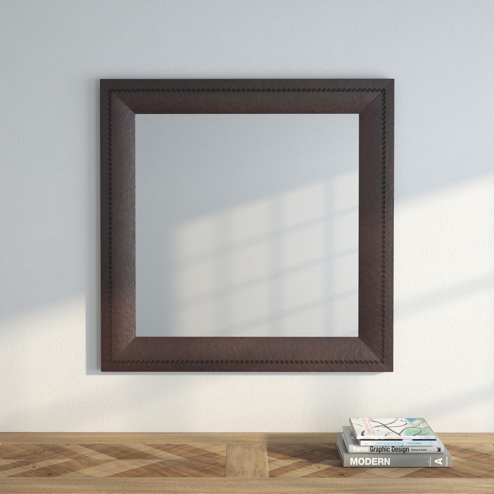 Home Decorators Collection Zen 38 in. W x 31 in. Bath Vanity Mirror in