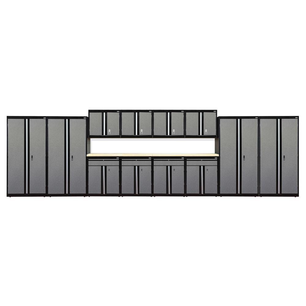 American Heritage 75 in. H x 96 in. W x 18 in. D Welded Steel Garage