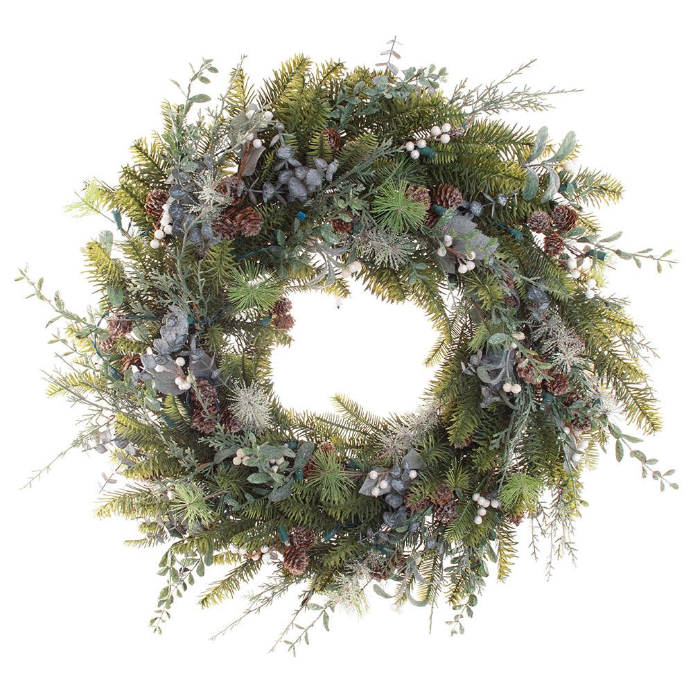 Wreaths Garlands Swags Holiday Holly And Berry Wreath For