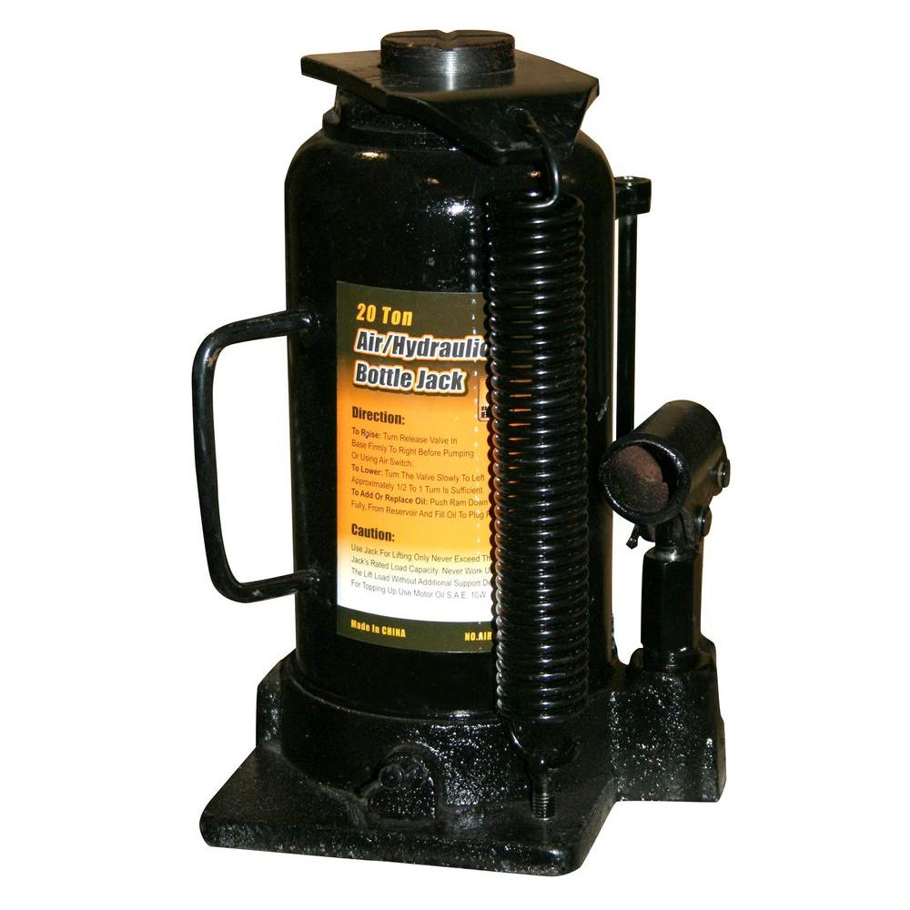 BLACK BULL 20 Ton Pneumatic Bottle Jack800081 The Home Depot