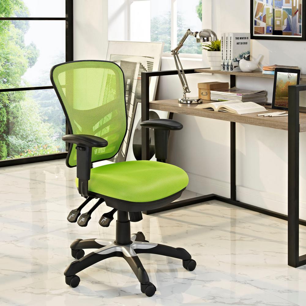 Modway Articulate Mesh Office Chair In Green Eei 757 Grn The Home Modway Articulate Mesh Office Chair In Green
