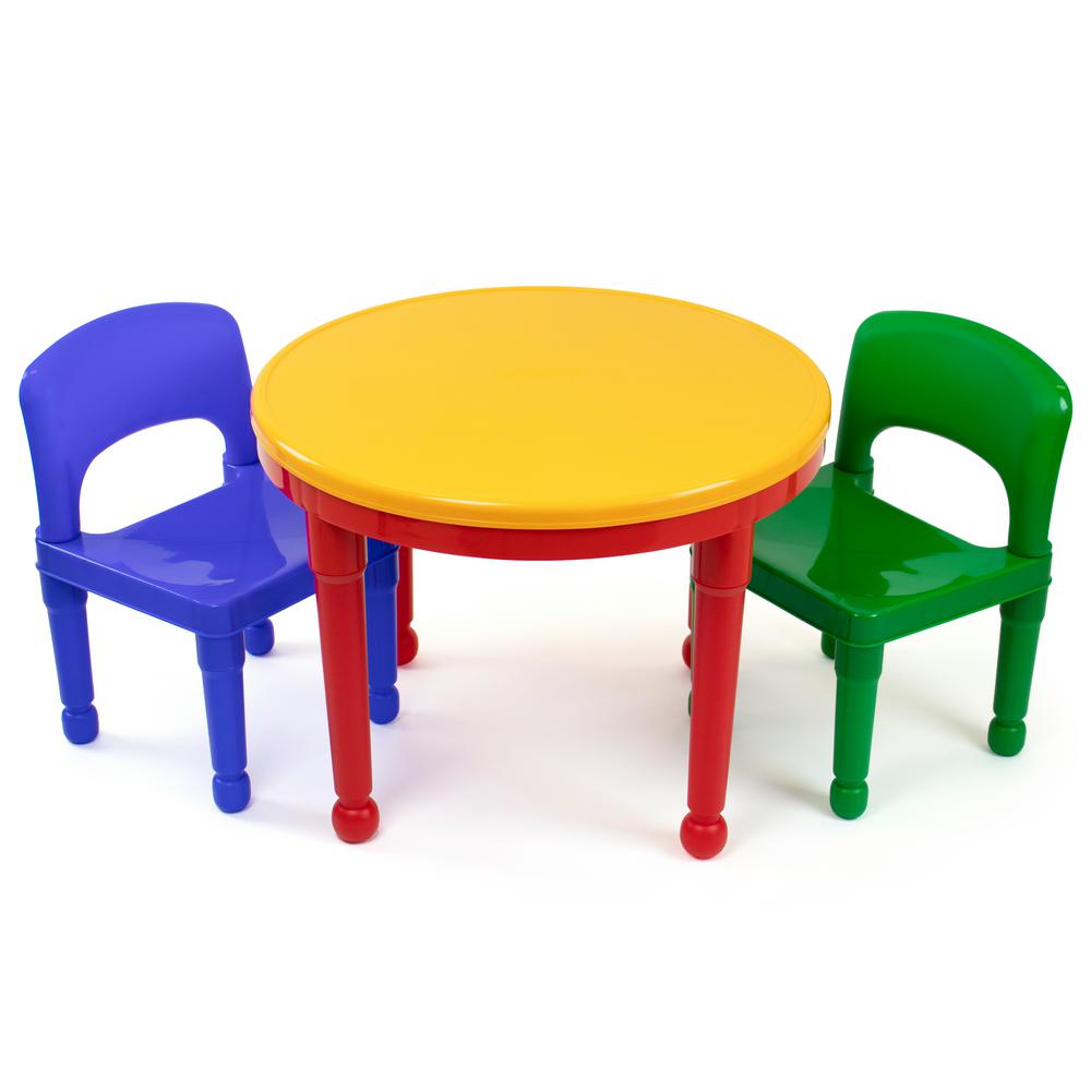 small plastic table and chairs