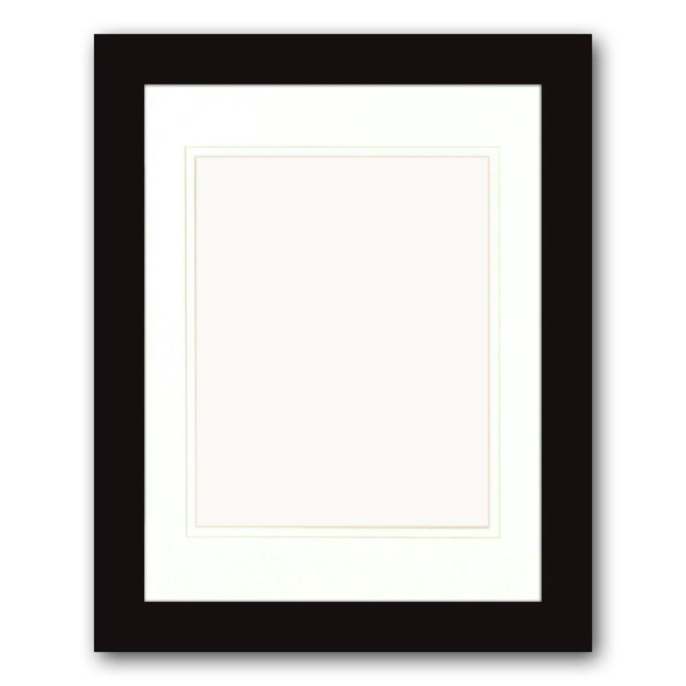 PTM Images 1Opening 8 in. x 10 in. Matted Black Portrait Frame (Set of 2)80001ABLACK The