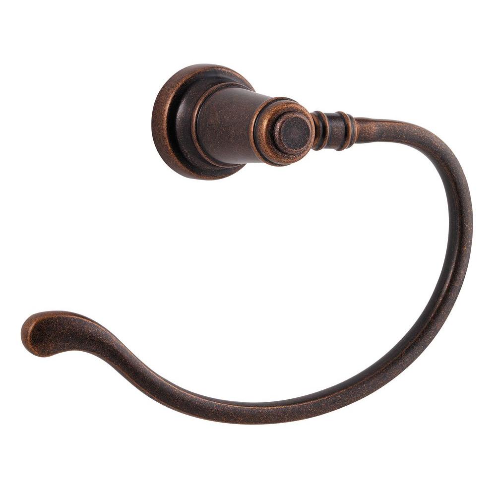 Pfister Ashfield Towel Ring In Rustic Bronze Brb Yp0u The Home Depot