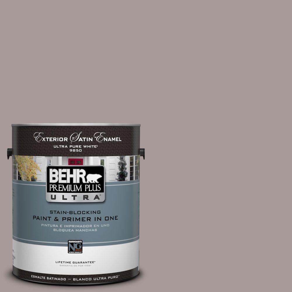 BEHR Premium Plus Ultra 1 Gal UL250 8 Smoked Mauve Satin Enamel   Smoked Mauve Behr Premium Plus Ultra Paint Colors 985401 64 1000 