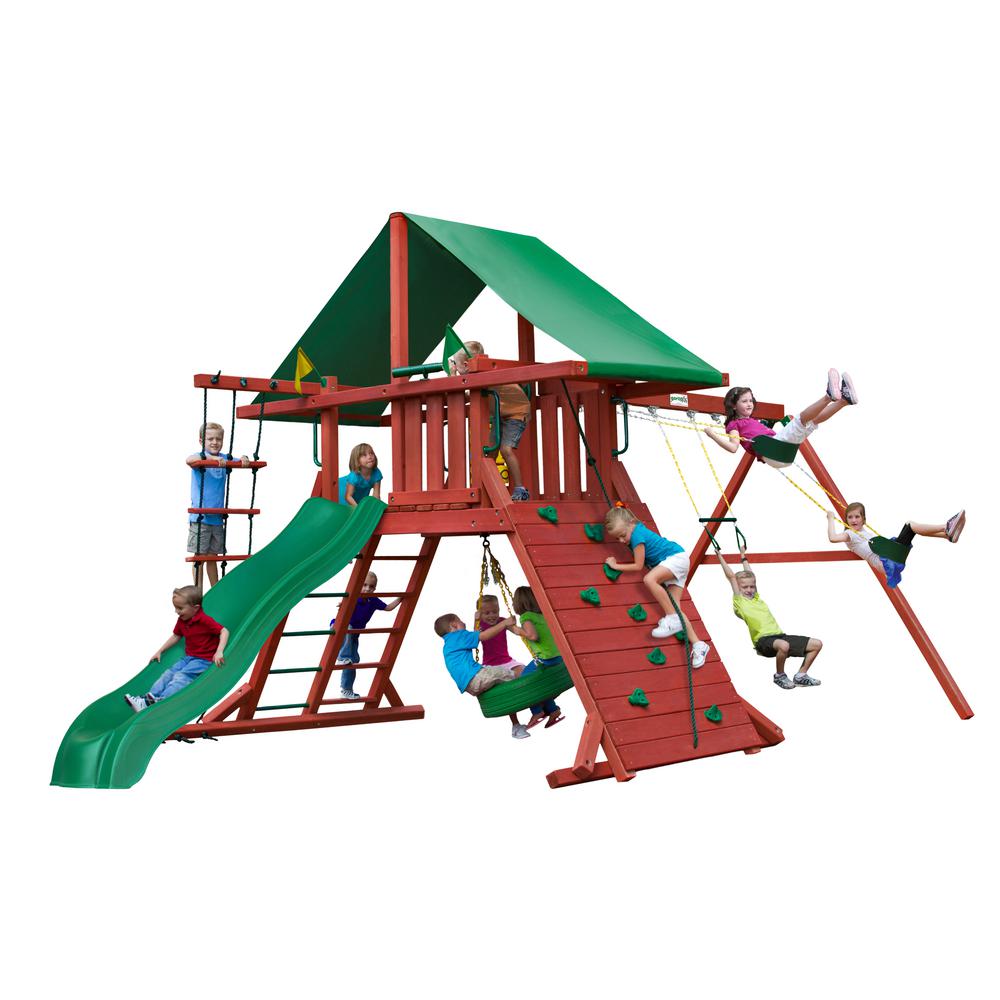 Wooden Swing Set With Tire, Wooden Swing Set With Tire