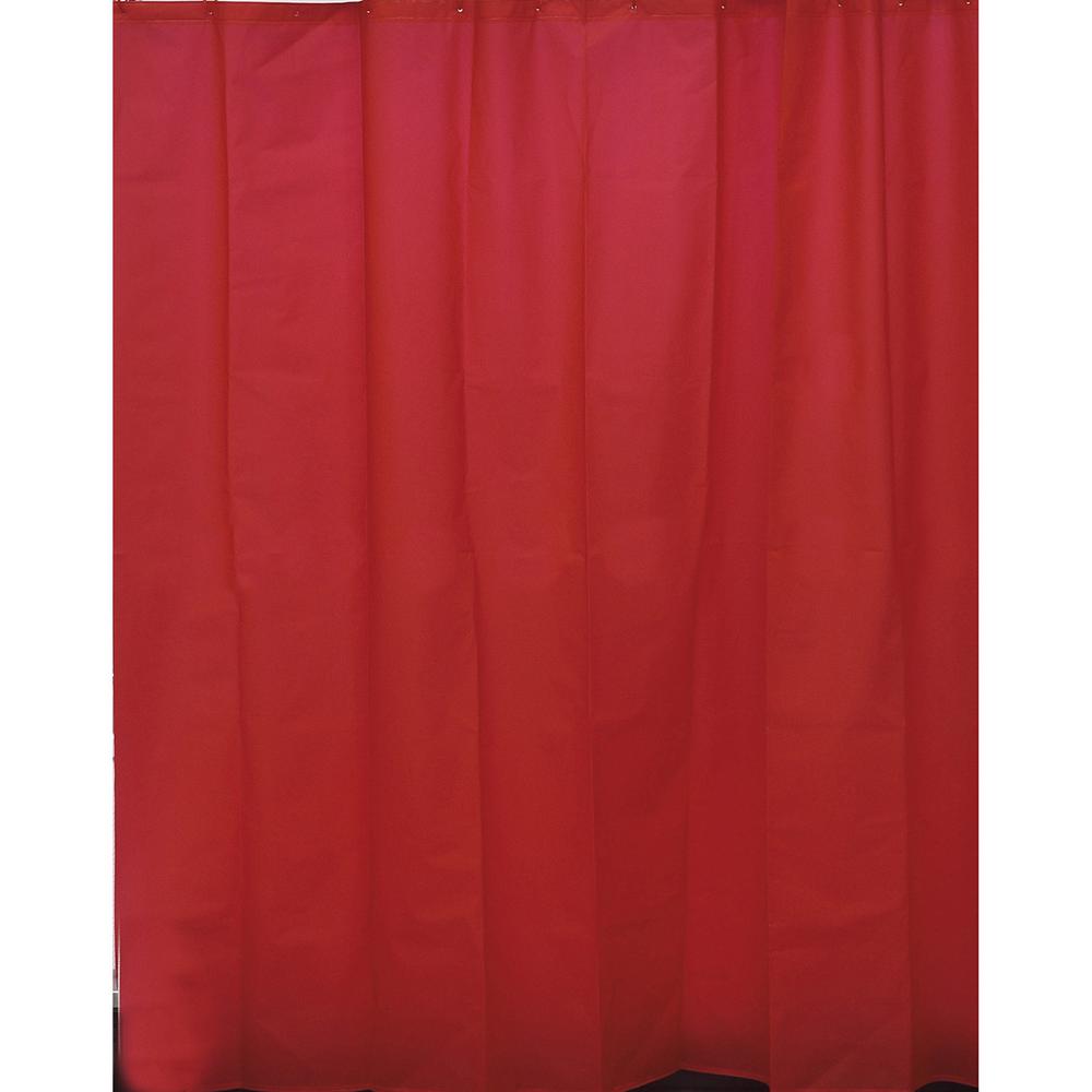 red shower curtain canada
