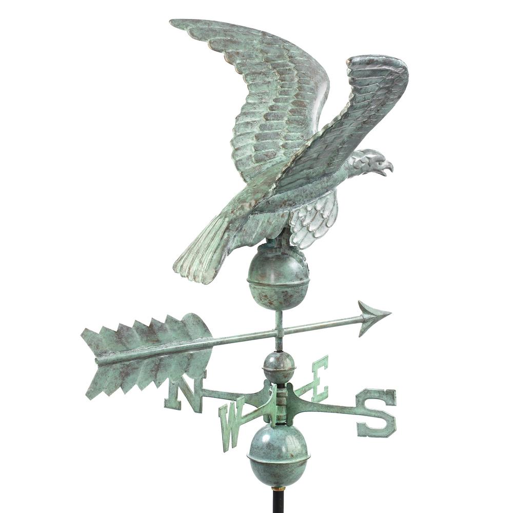 Good Directions Smithsonian Eagle Weathervane Blue Verde Copper955V1