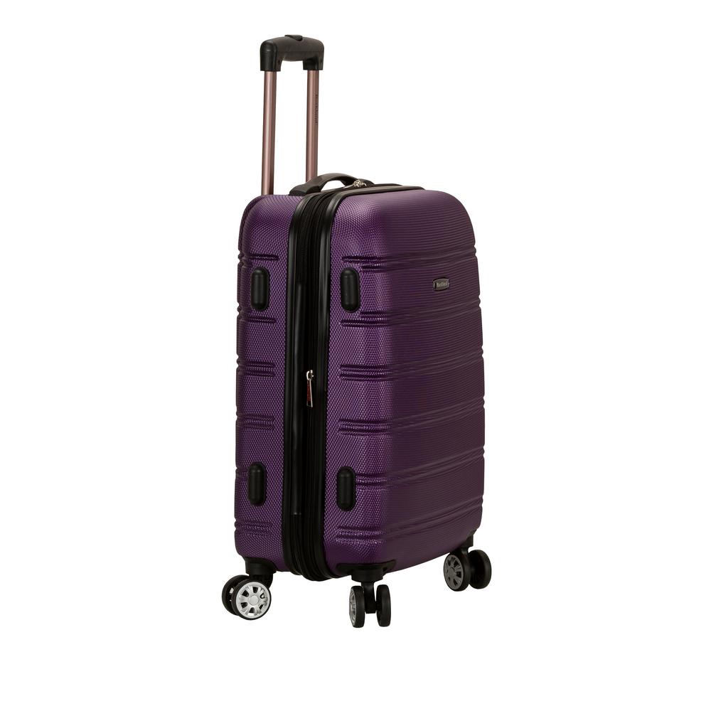 purple hardside luggage sets