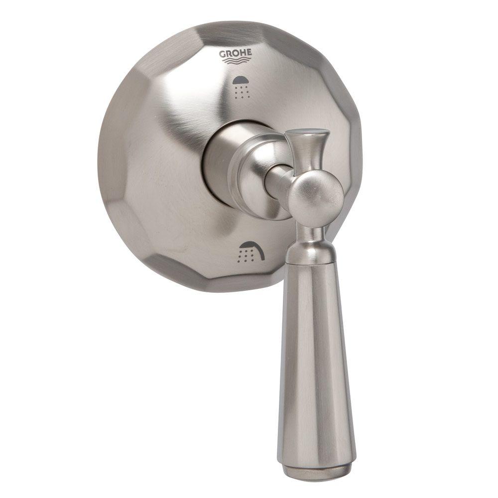 GROHE Relexa Single Handle 3-Port Diverter Valve Trim Kit in StarLight