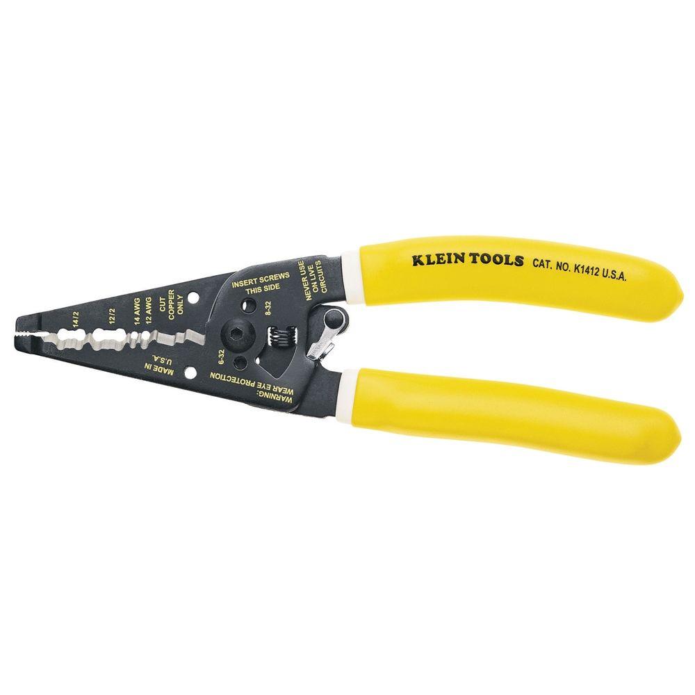 Klein Tools 7-3/4 inch Klein-Kurve Dual Non-Metallic Cable Stripper & Cutter by Klein Tools