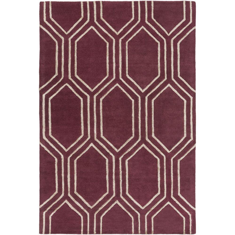Artistic Weavers Ardana Eggplant 3 Ft X 5 Indoor Area Rug