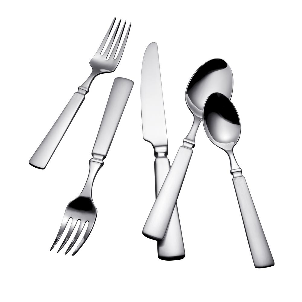 UPC 717182296007 product image for Yamazaki ASPECT 5-Piece Flatware Place Setting, Satin Finish | upcitemdb.com