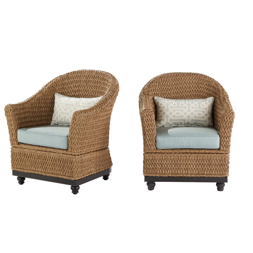 Home Decorators Collection Camden Light Brown Wicker Outdoor Porch