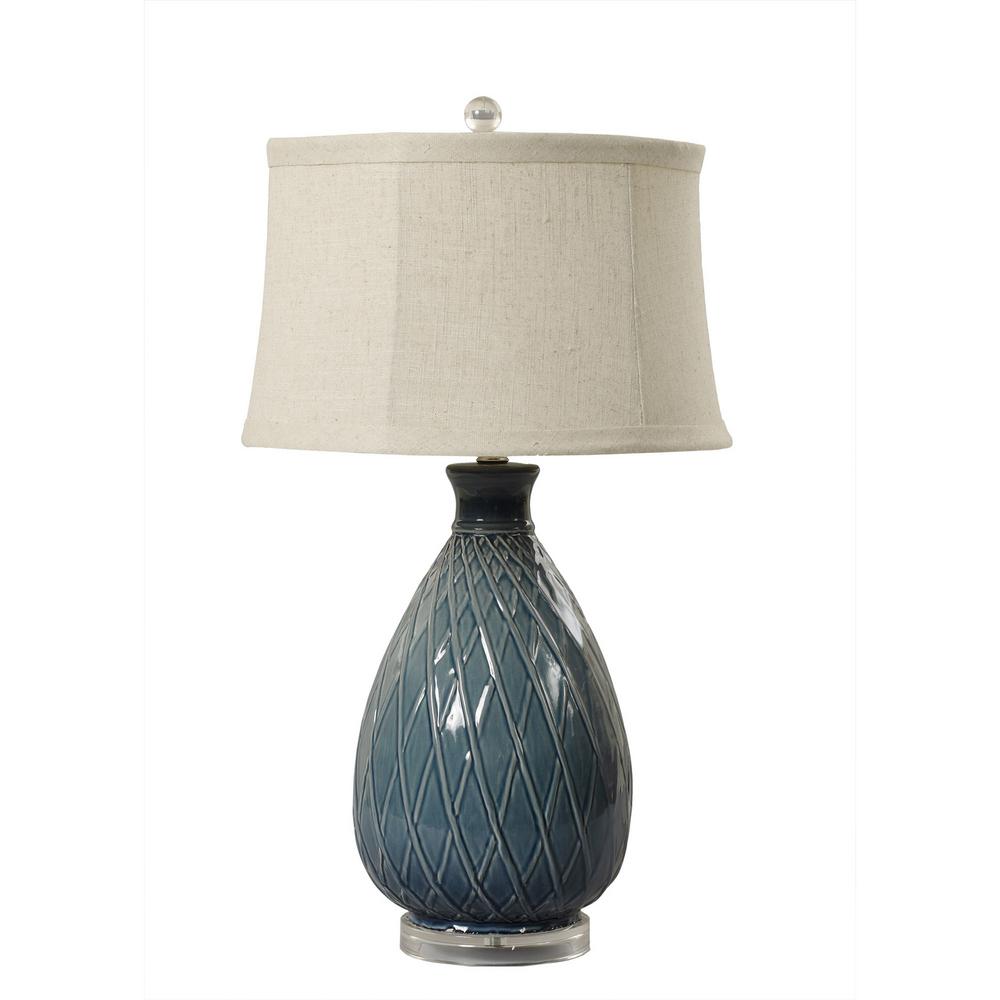 basket table lamp