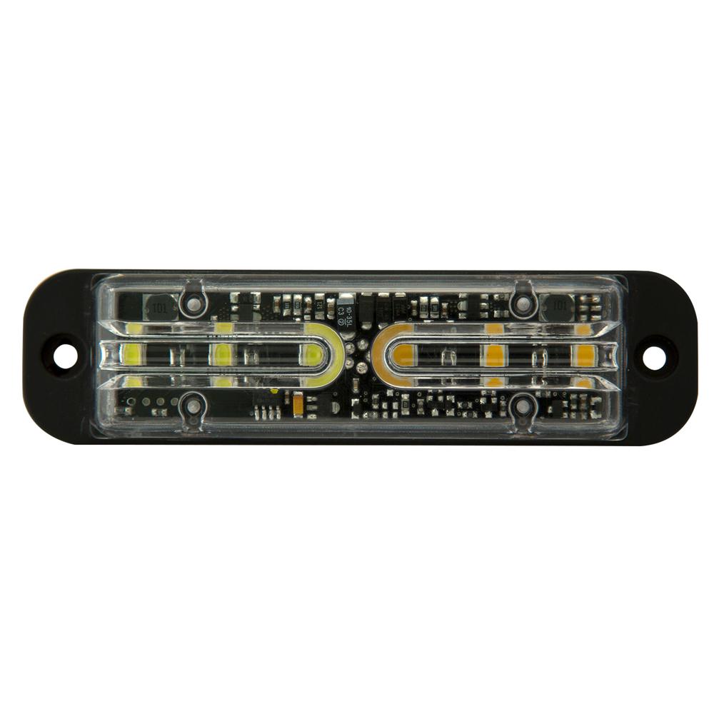 ECCO 6 LEDS UltraThin Amber Strobe LightED3701A The Home Depot