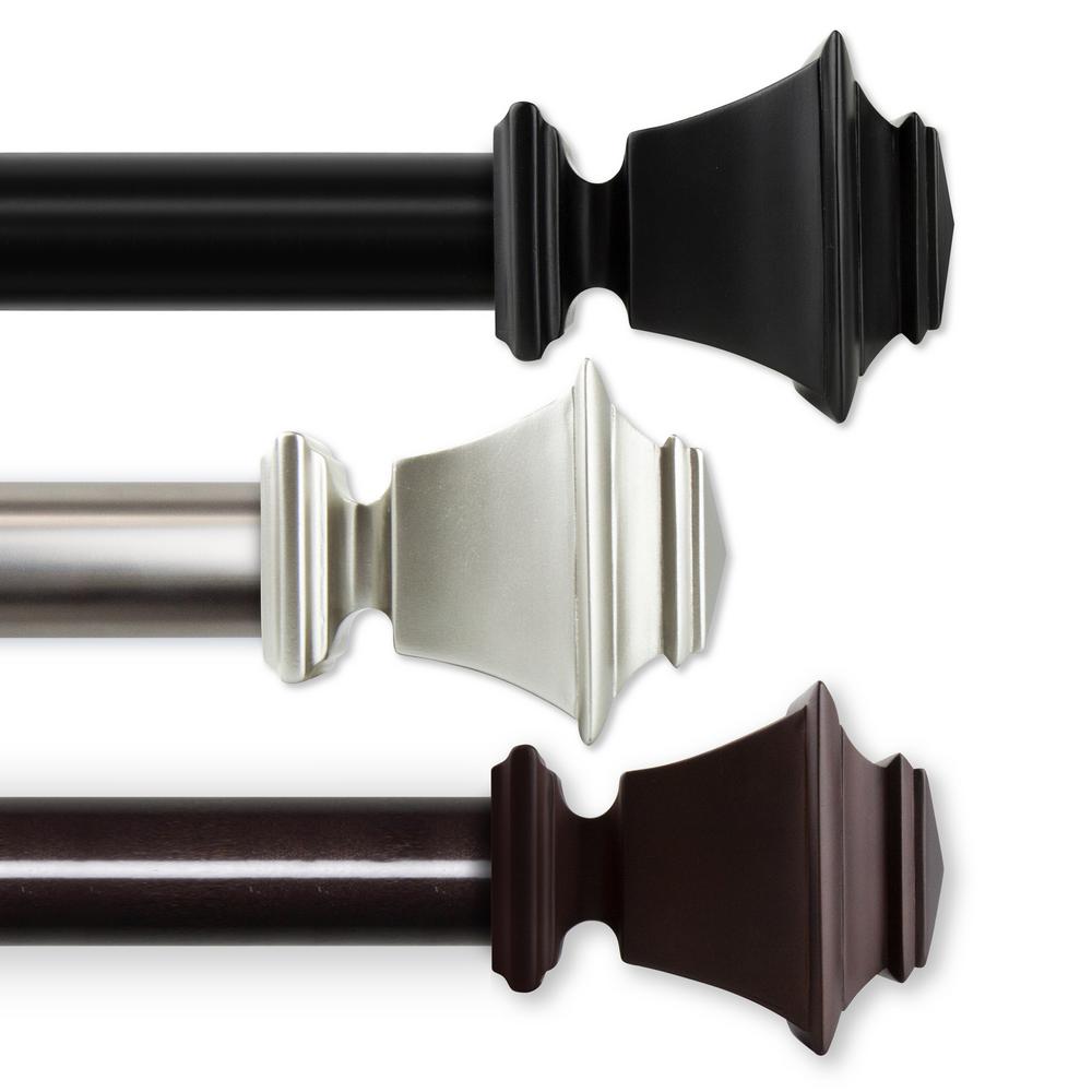Rod Desyne Bach 1 5 In Non Telescoping Single Curtain Rod 12 Ft