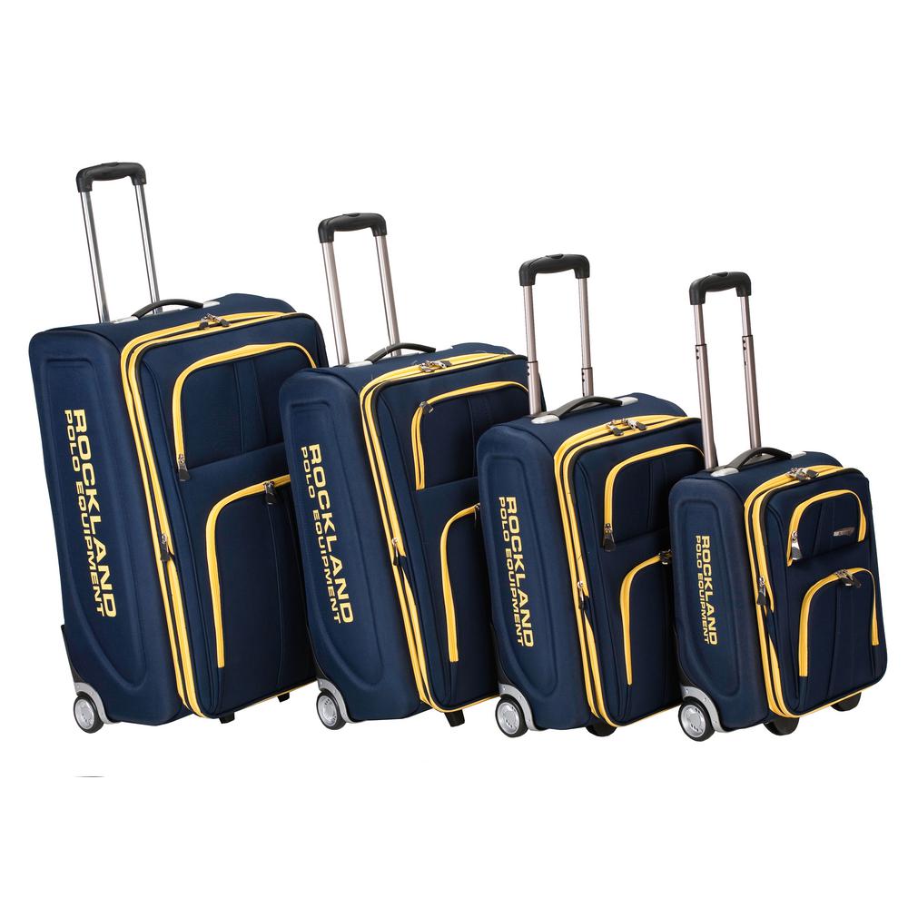 Rockland Rockland Expandable Luggage Varsity Polo Equipment 4-Piece ...