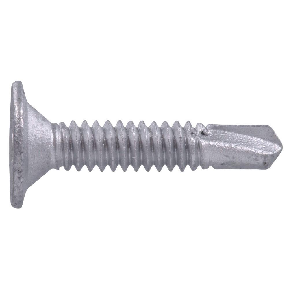 100-Pack The Hillman Group 80230 12-Inch x 1-3//4-Inch Flat Head Phillips Sheet Metal Screw