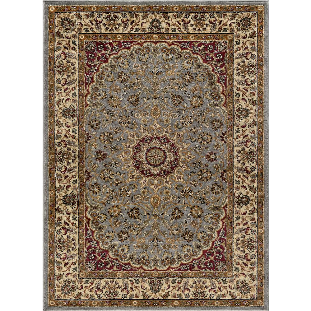 Tayse Rugs Elegance Blue 9 Ft X 13 Indoor Area Rug