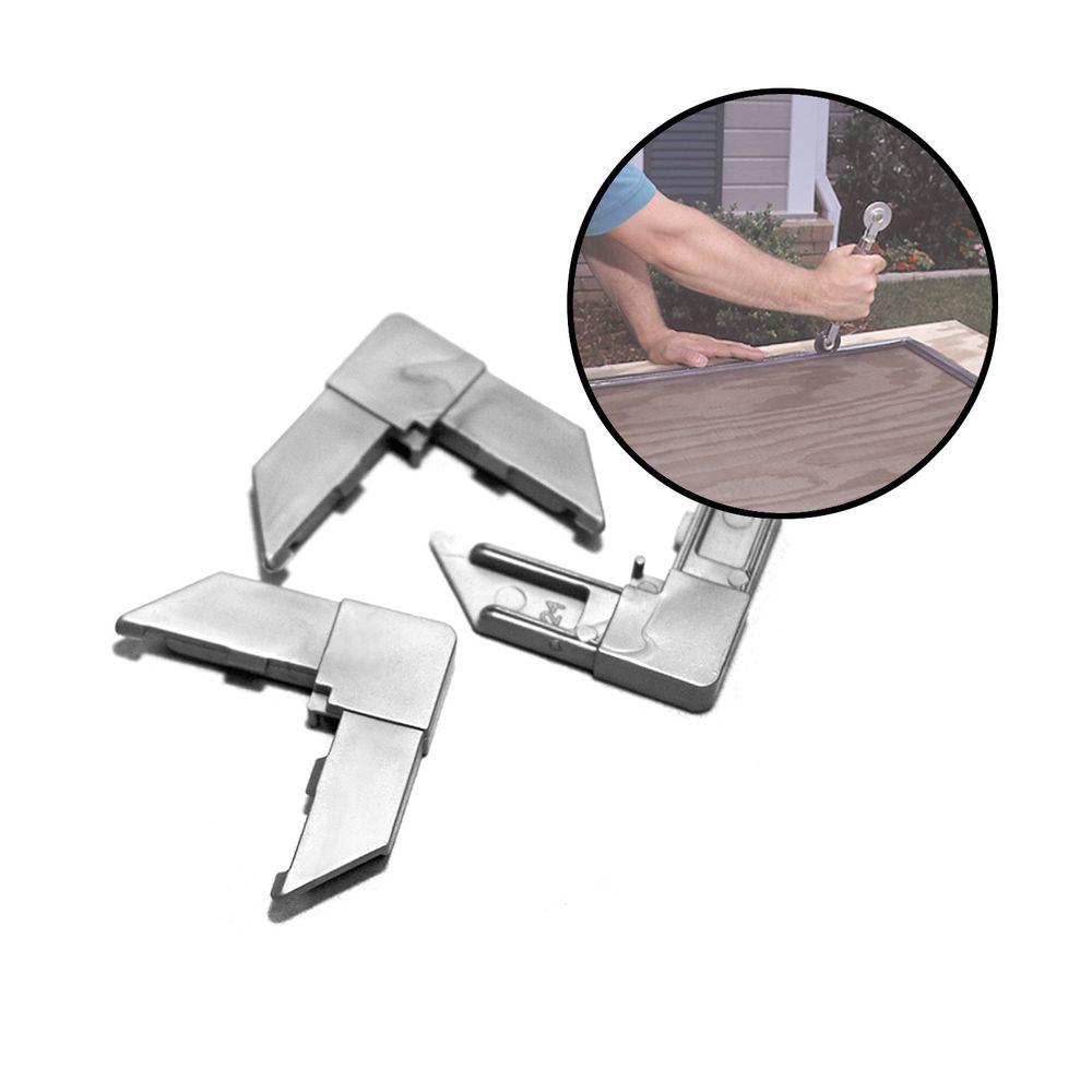 7/16 in. Grey Plastic Corners3021669 The Home Depot