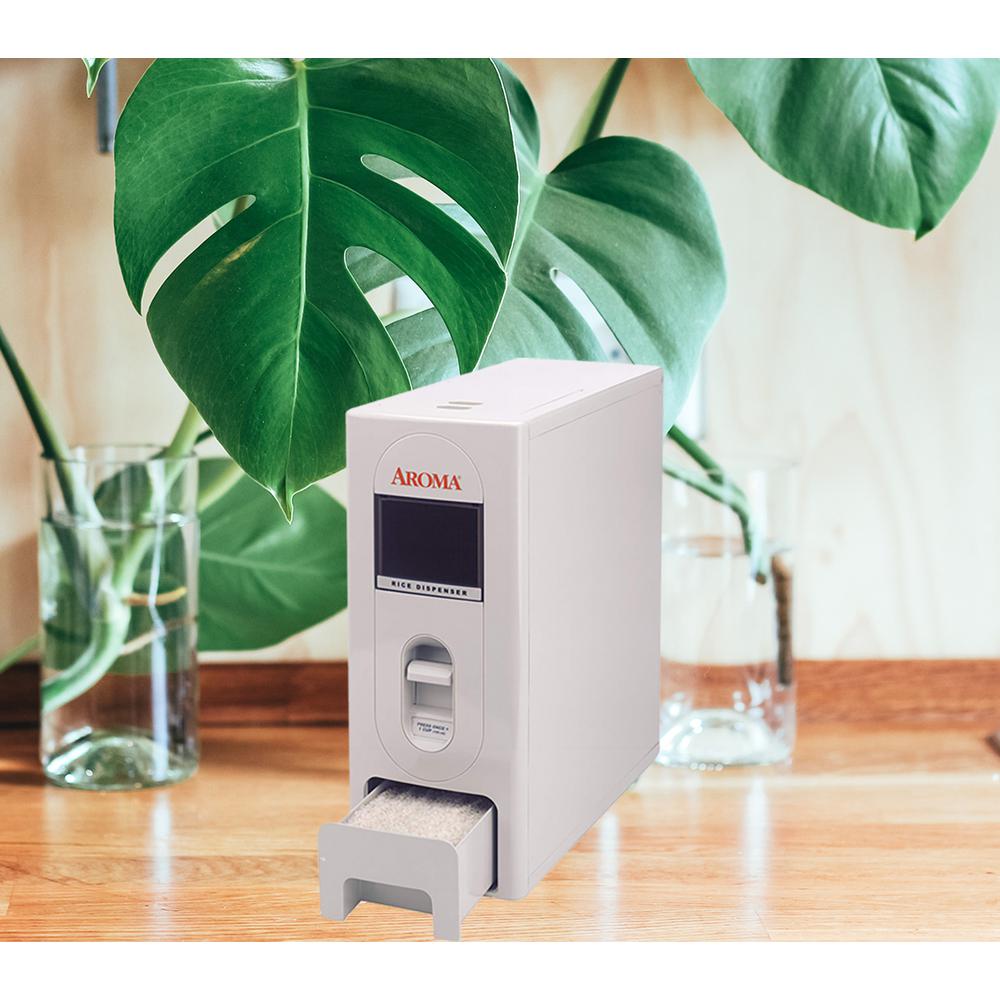 Aroma 22 lbs. White Rice Dispenser SetARD125 The Home Depot