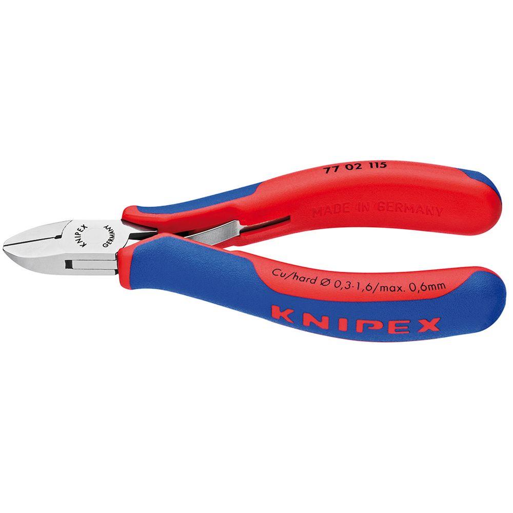 KNIPEX 41/2 in. Electronics Diagonal Cutters with Comfort Grip77 02