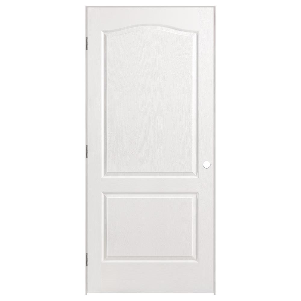 Masonite 36 in. x 80 in. 2Panel Arch Top LeftHanded HollowCore