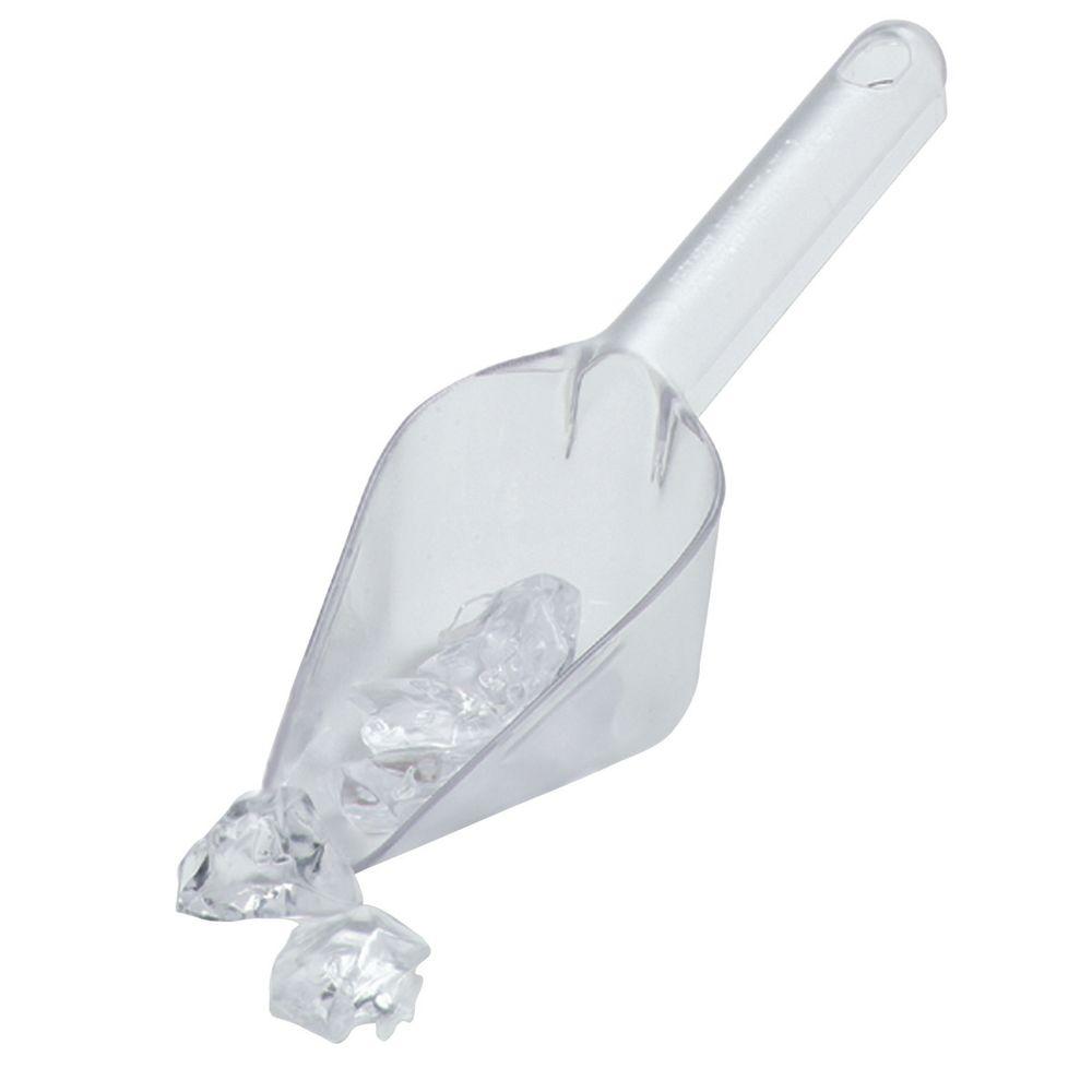 Carlisle 6 oz. Polycarbonate Bar Ice Scoop in Clear (Case of 12) 430607