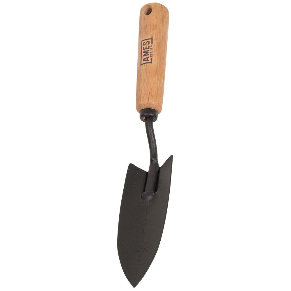Ames Hand Transplanter With Wood Handle 2446200 The Home Depot Ames Hand Transplanter With Wood Handle