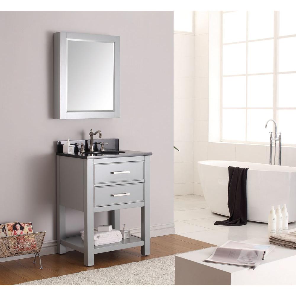 Avanity Brooks 24 In W X 22 D 35 H Vanity Chilled Avanity Brooks 24 In W X 22 D 35