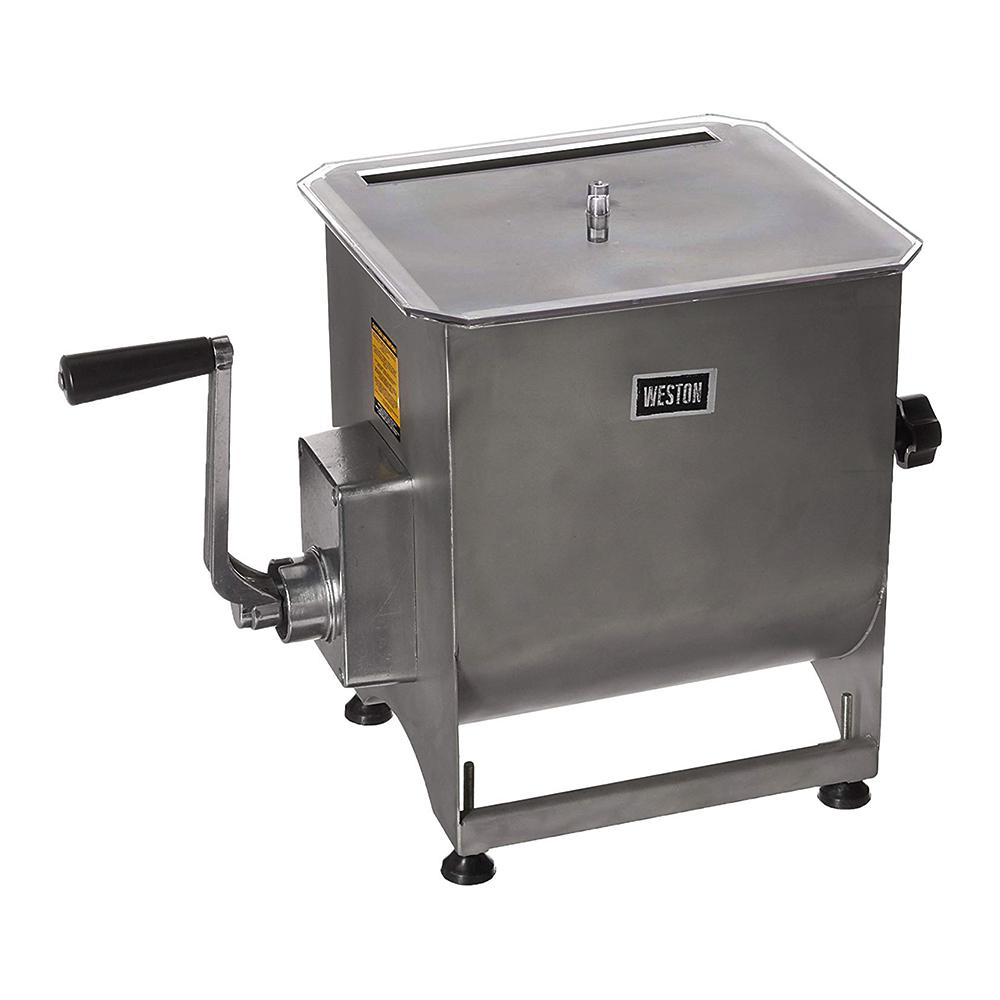 Weston Stainless Steel Manual Meat Mixer 44 lb Capacity 362001W The Home Depot