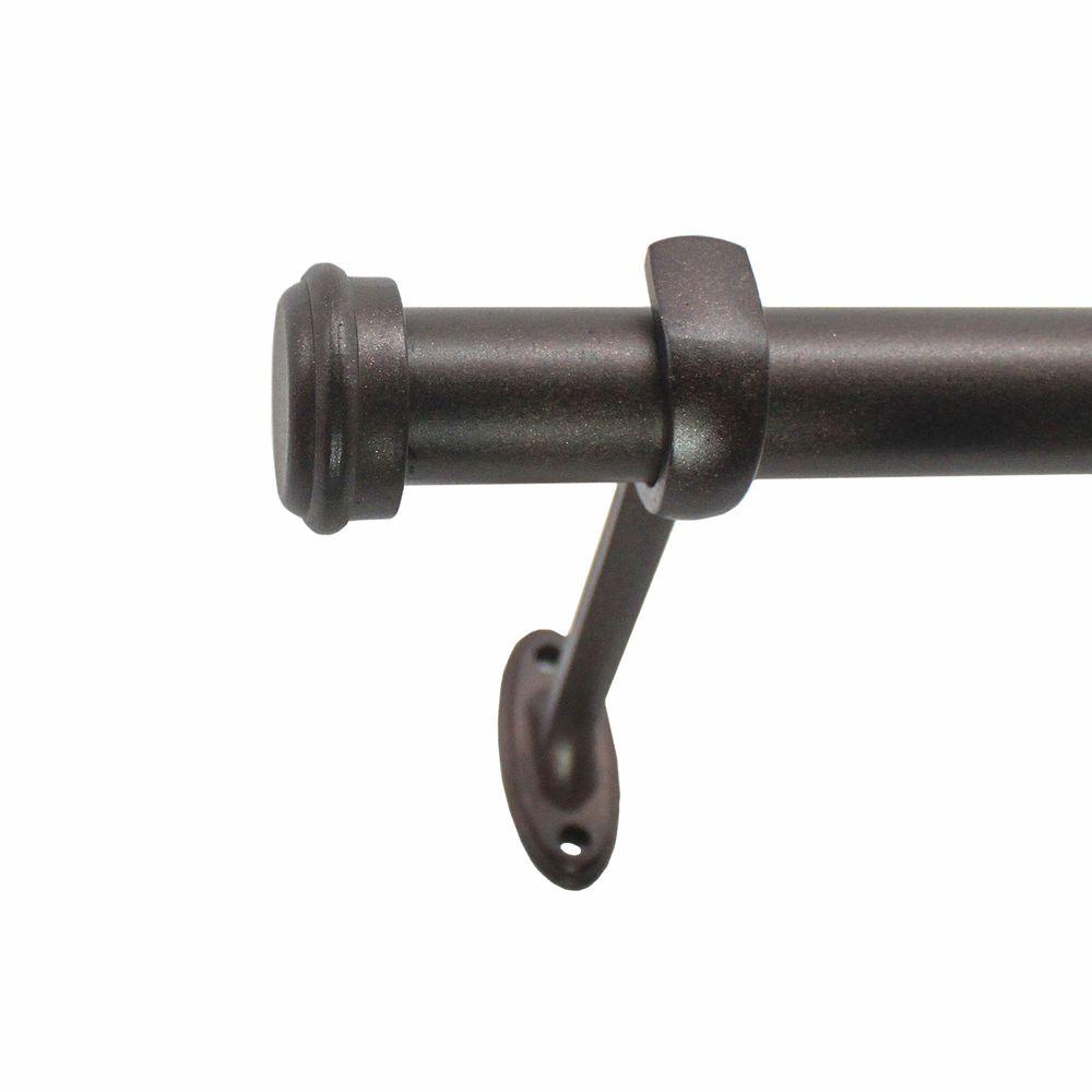 Decopolitan 72 In 144 7 8 End Cap Rod Set Copper Decopolitan 72 In 144 7 8 End Cap Rod