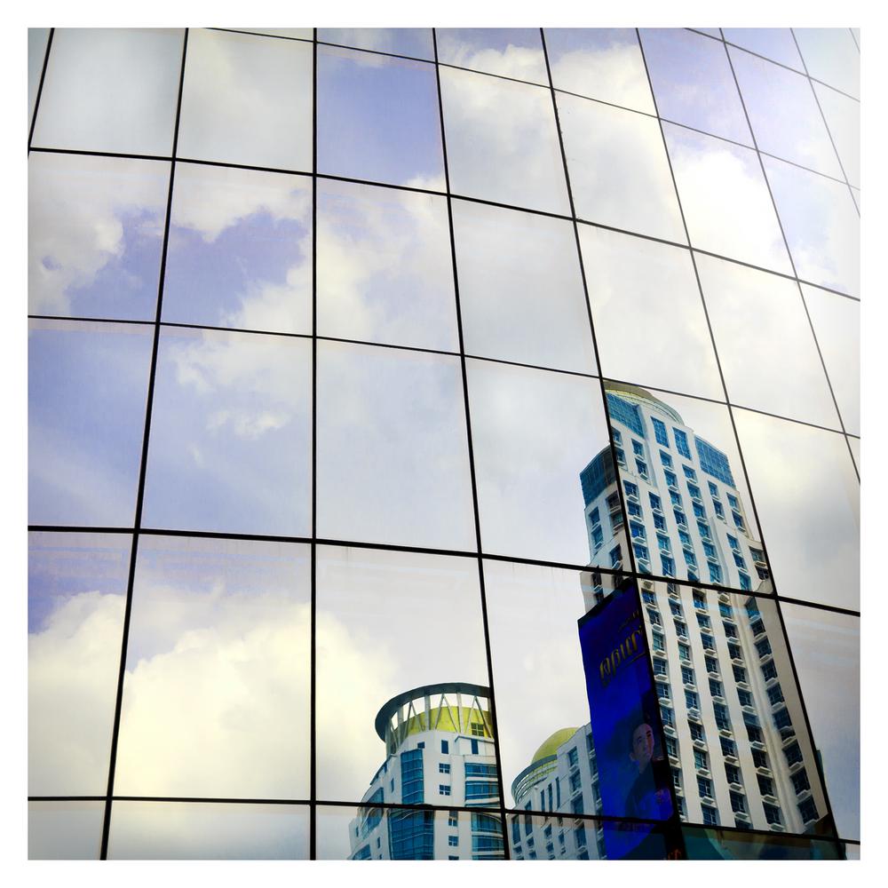 Mirrored Window Film Treatments The Home Depot S05 Daytime Privacy One Way Mirror Silver 5 Window