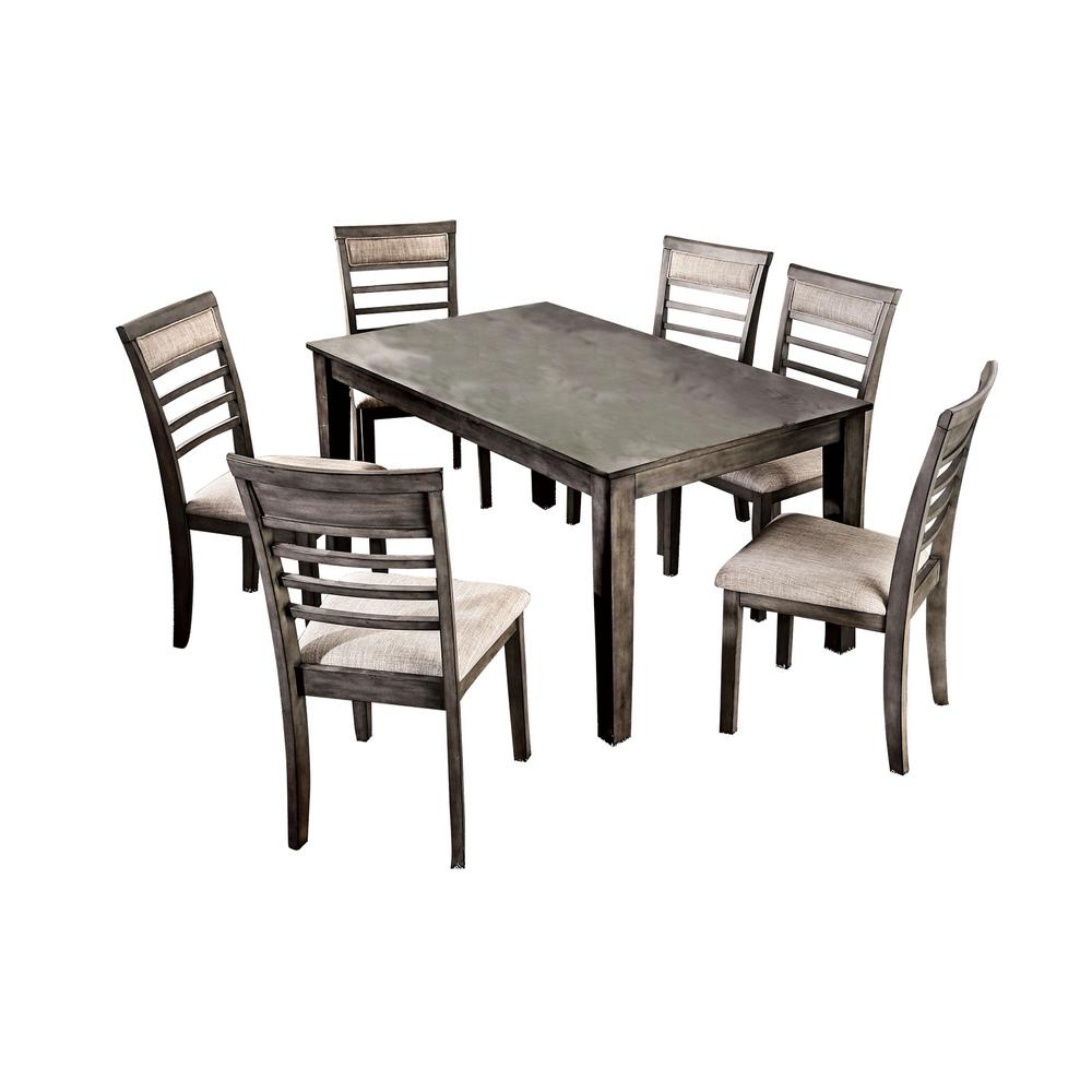 Picket House Furnishings Sullivan Dining 6Piece SetTable 4 Side
