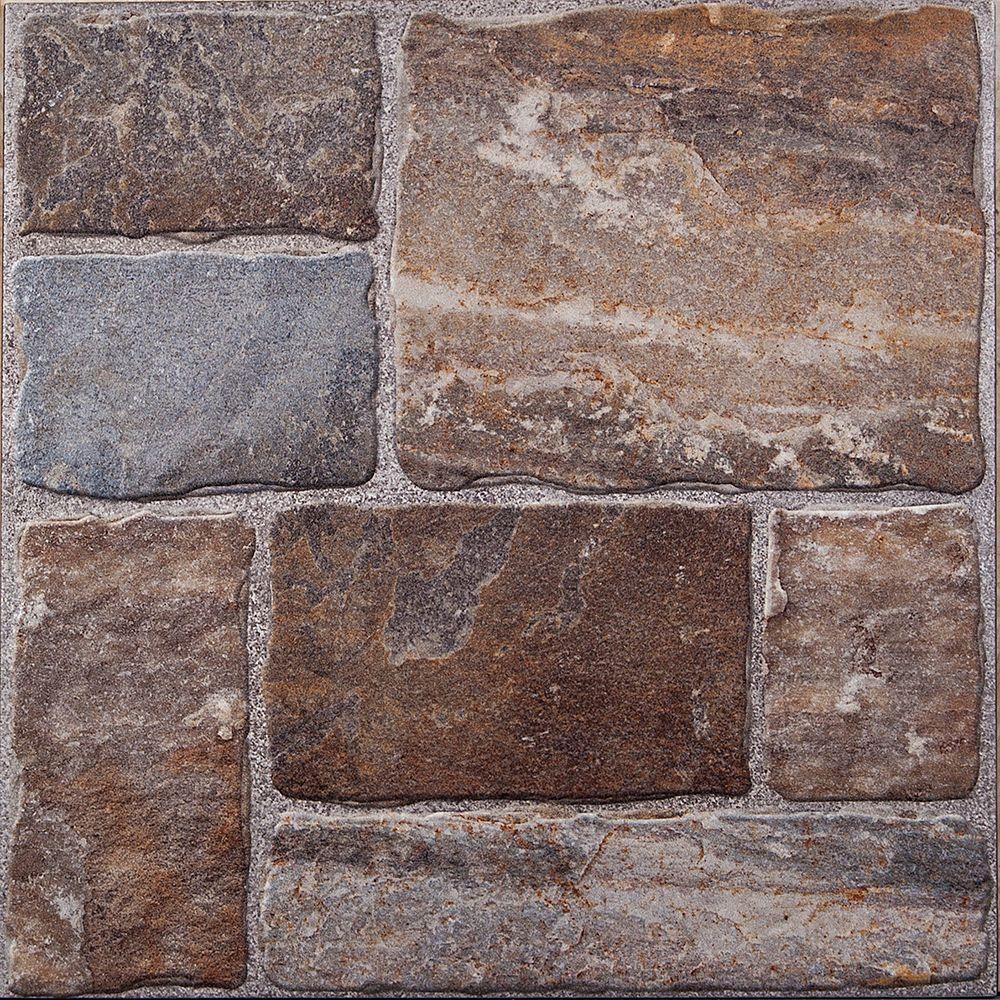 Cobblestone Ii 20 In X 20 In Ceramic Floor Tile 26 91 Sq Ft