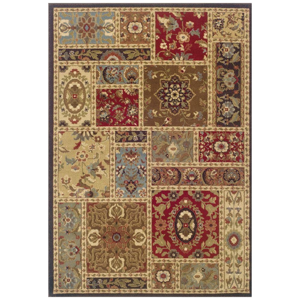 Oriental Weavers Camille Chalet Multi 5 ft. x 7 ft. 6 in. Area Rug