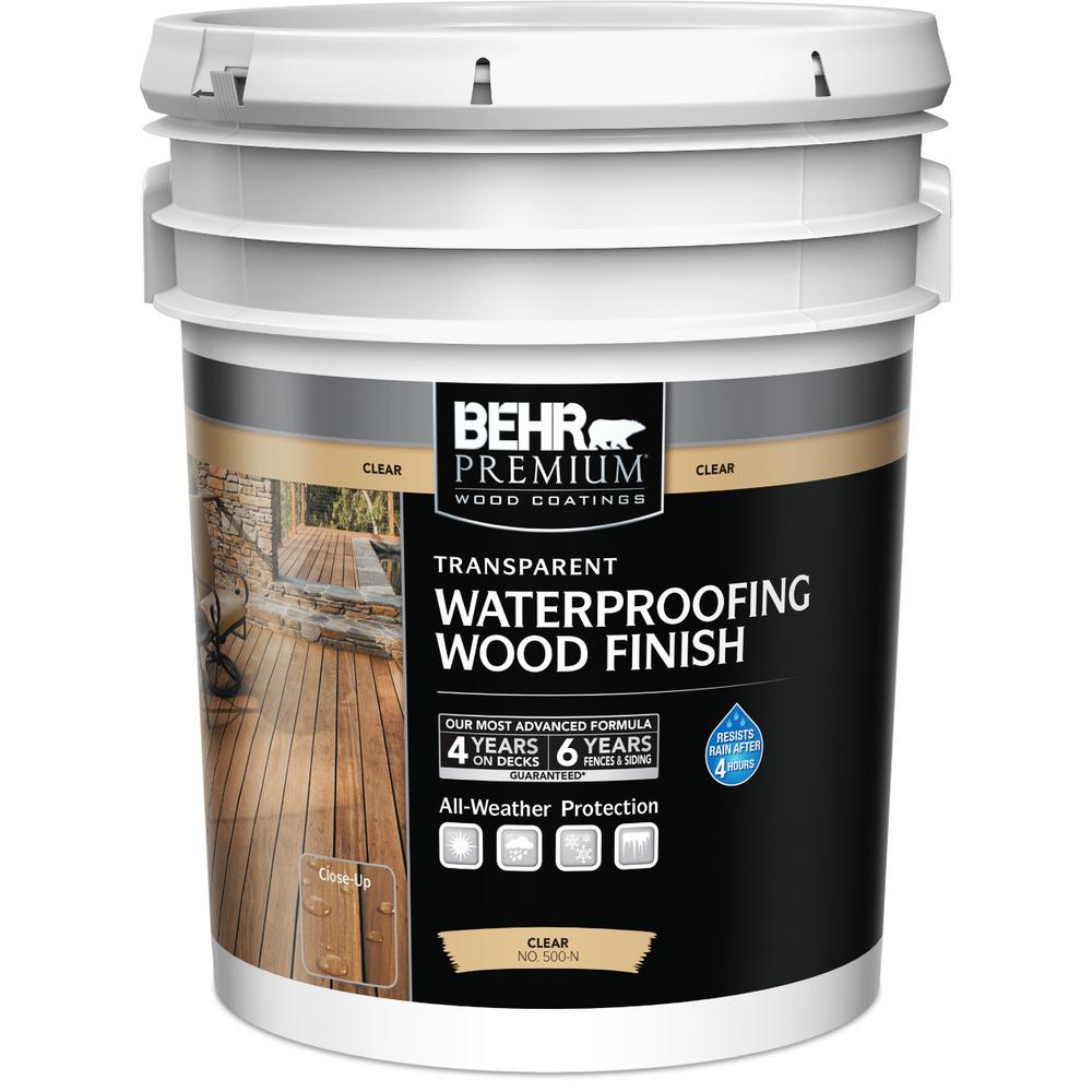 BEHR Premium 5 Gal T 533 Cedar Naturaltone Transparent Waterproofing   Natural Behr Premium Wood Deck Stain 50005 64 145 